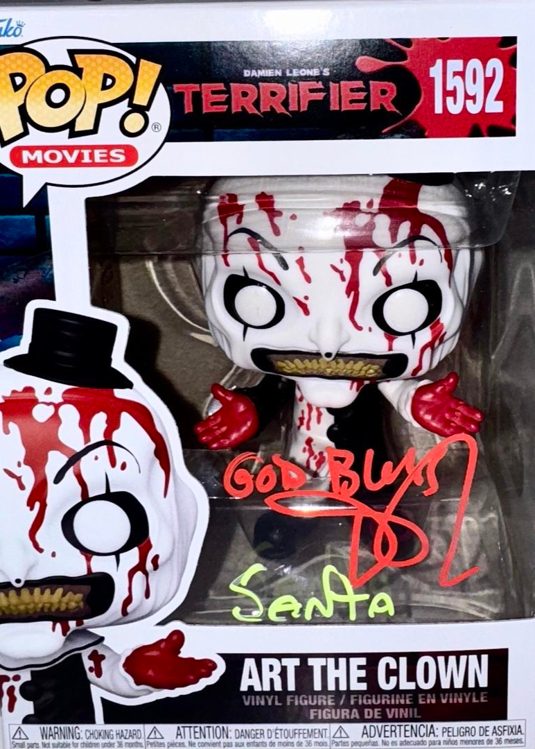 Daniel Roebuck Signed Funko Pop #1592 Art The Clown (Terrifier) - SWAU